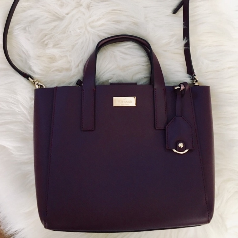 Kate Spade maroon crossbody bag